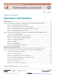 Grade 7 Mathematics Module 3