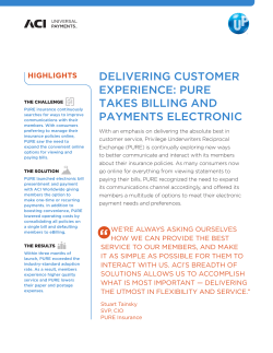 Delivery Customer Experience: PURE Takes Billing