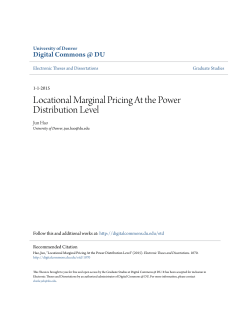 Locational Marginal Pricing At the Power Distribution Level
