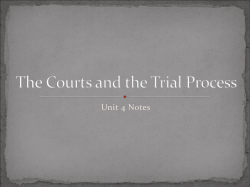 Judges act in three major roles