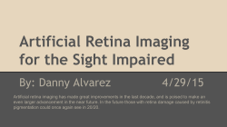 Artificial Retina Imaging for the Sight Impaired