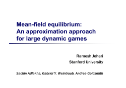 Mean-field equilibrium: An approximation approach for large