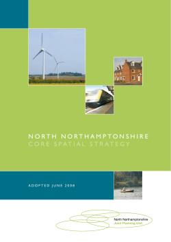 North Northamptonshire Core Spatial Strategy (adopted June 2008)