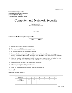 2nd chance midterm - solutions - GUC MET