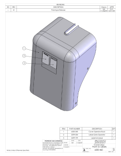 6500-460 Rev X1 Cover Assy-Back with Labels