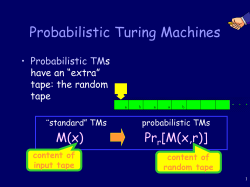 s independent r: s is random r  s is random x  L