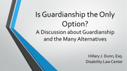 Dunn guardianship and alts powerpoint.ppt