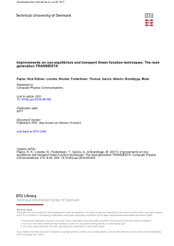 Improvements on non-equilibrium and transport Green