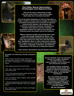 The Video Game Generation