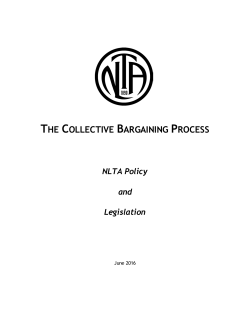 The Collective Bargaining Process