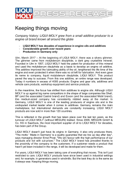 Keeping things moving