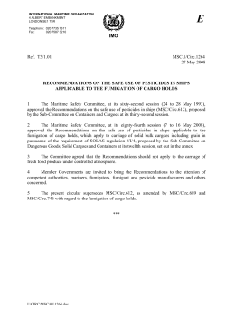 IMO Ref. T3/1.01 MSC.1/Circ.1264 27 May 2008