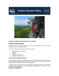 Climbing - Dundee City Council