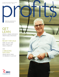 Profit - Business Development Bank of Canada