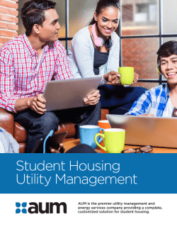 Student Housing - American Utility Management