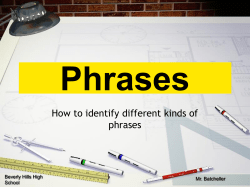 Phrases - Beverly Hills High School