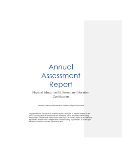Annual Assessment Report - William Woods University