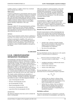 2.2.46. Chromatographic separation techniques