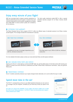 R.E.S.T. Leaflet - Rotax Aircraft Engines