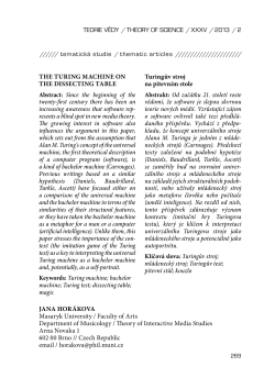 this PDF file - Teorie vědy / Theory of Science