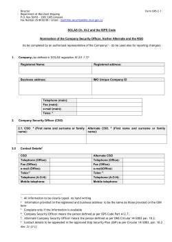 MINISTRY OF COMMUNICATIONS AND WORKS