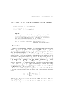 Gittins Index Theorem