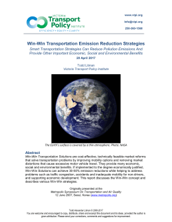 Win-Win Transportation Management Strategies