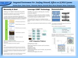 Integrated Environment For Studying Network Effects on SCADA