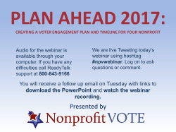 hosting a candidate forum