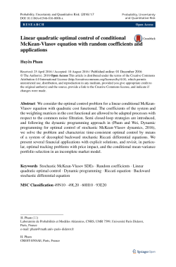 Linear quadratic optimal control of conditional McKean