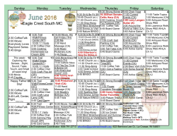 Sunday - Bethany Lutheran Homes