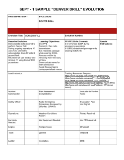 denver drill evolution - Washington Fire Chiefs