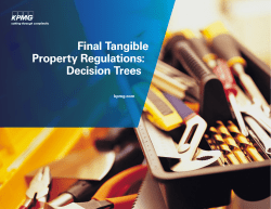 Final Tangible Property Regulations: Decision Trees
