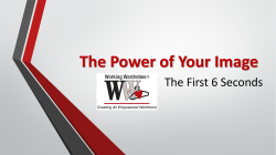 The Power of Your Image Workshop