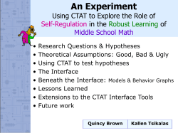 The Role of Self-Regulation in Robust Learning of