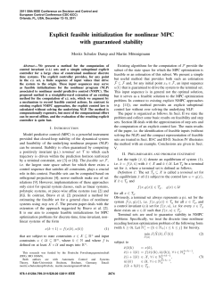 Explicit Feasible Initialization for Nonlinear MPC with Guaranteed