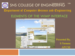 1 /39 - SNS Courseware