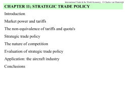 chapter 11 Strategic trade policy