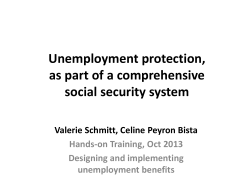 ILO*s strategy for the extension of social security