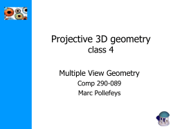 Multiple View Geometry in Computer Vision