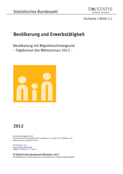 Bev&ouml;lkerung mit Migrationshintergrund