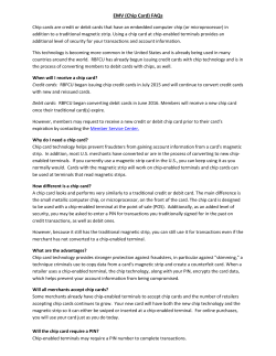 EMV (Chip Card) FAQs