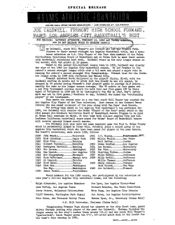 joe caldwell, fremont high school forward, named los angeles