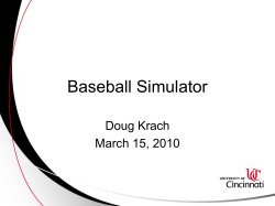 Baseball Simulator