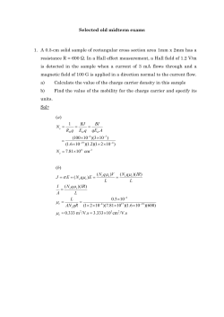 Selected old midterm exams A 0.5-cm solid sample of rectangular