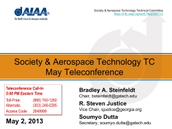 AIAA Presentation Template