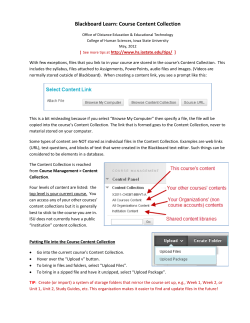 Content Collection - College of Human Sciences