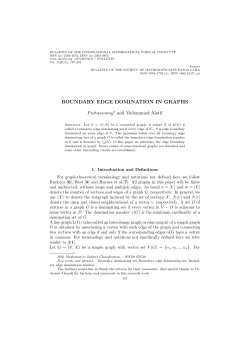 Boundary Edge Domination in Graph