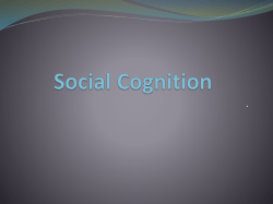 Chapter 4: Social Cognition