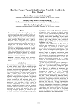 How Does Prospect Theory Reflect Heuristics` Probability Sensitivity